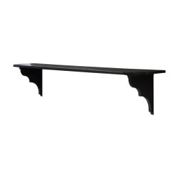 Arlette Shelf 4 – Black Waxed Finish