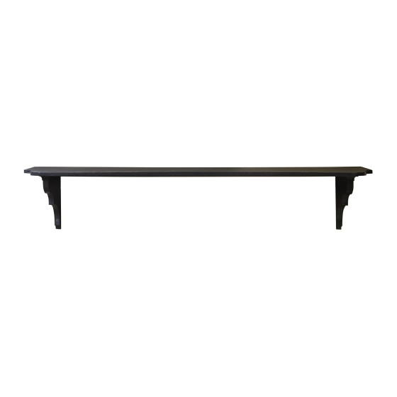 Arlette Shelf 4 – Black Waxed Finish