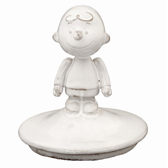 Couvercle Charlie Brown Snoopy pour bougie en verre