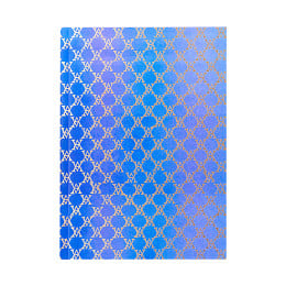 Monogramme Notebook (Electric blue/Violet)