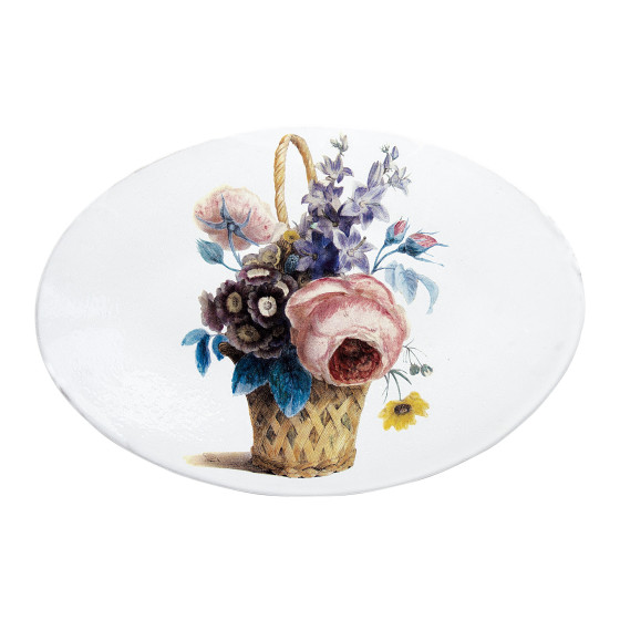 Plat ovale Bouquet