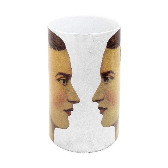 Vase aux deux visages tube