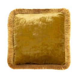 Cushion Gold Fringe Antique Gold