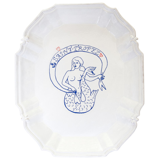 Large Saint-Tropez Platter - Mermaid