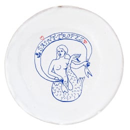 Saint-Tropez Saucer - Mermaid Left Profile