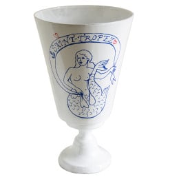 Saint-Tropez Vase - Mermaid Left Profile