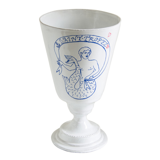 Small Saint-Tropez Vase - Triton Right Profile