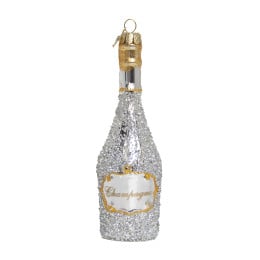 Silver and Gold Champagne bottle