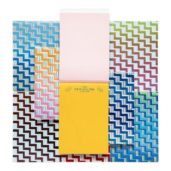 Bloc-notes Papiers à lettres Wes Anderson (doré)
